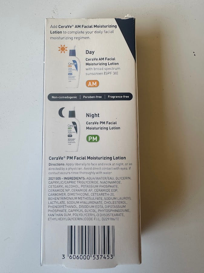 CeraVe PM Facial Moisturizing Lotion (Ultra Lightweight)