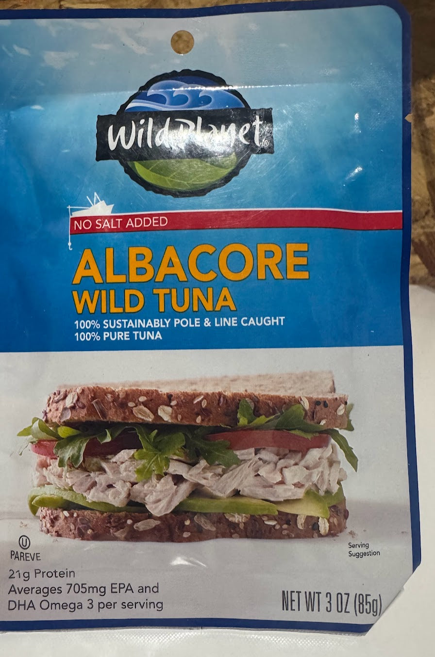 Wild Planet Albacore Wild Tuna No Salt Added