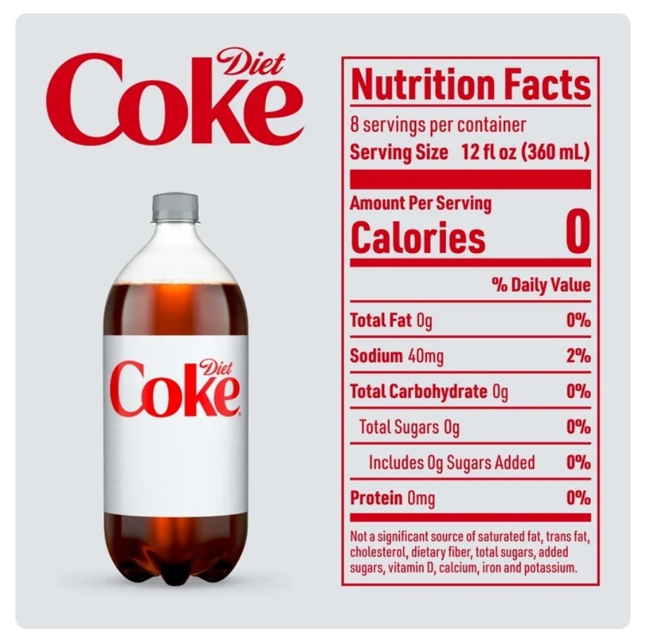 Diet Coke Diet Soda Pop, 3 Liters Bottle