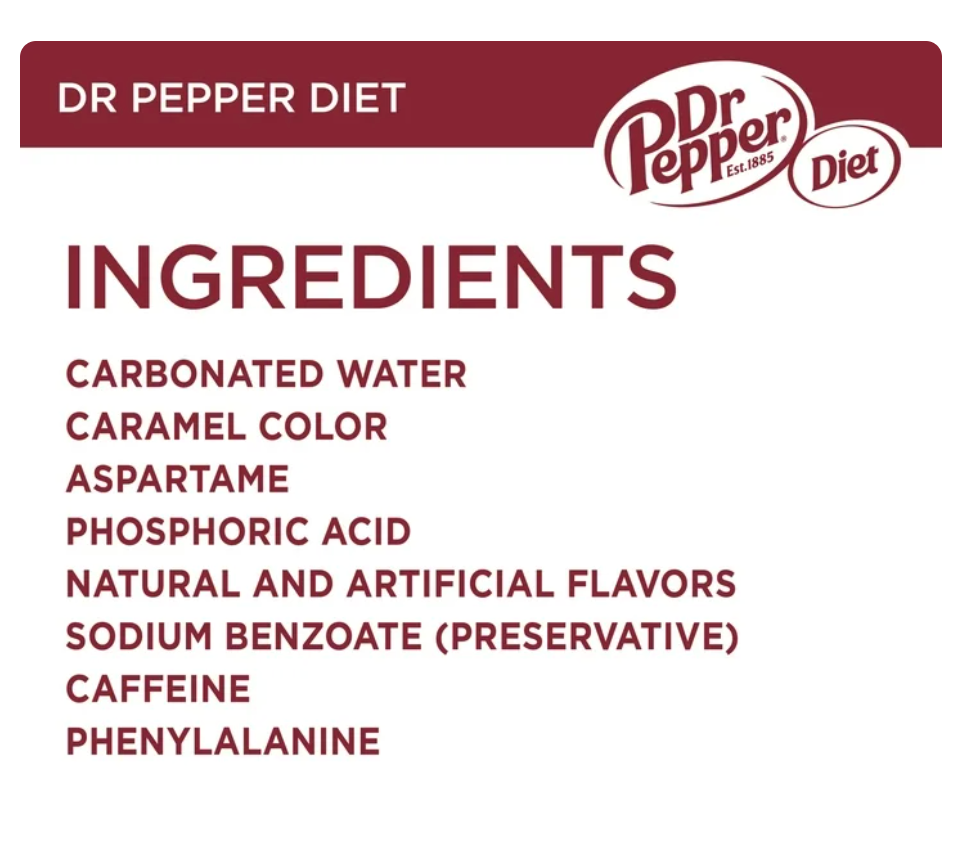 Diet Dr Pepper Soda Pop, 2 L, Bottle