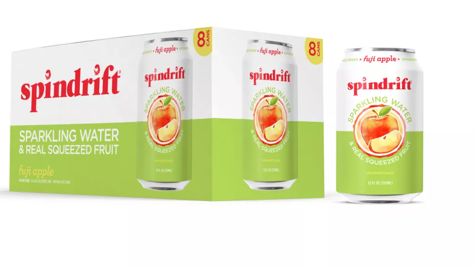 Spindrift Fuji Apple Sparkling Water - 8pk/12 fl oz Cans