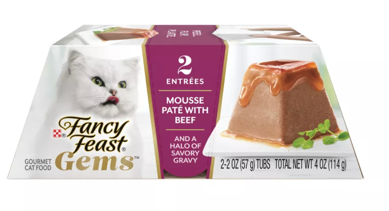 Fancy Feast Gems Beef Flavor Adult Wet Cat Food - 2oz/2ct