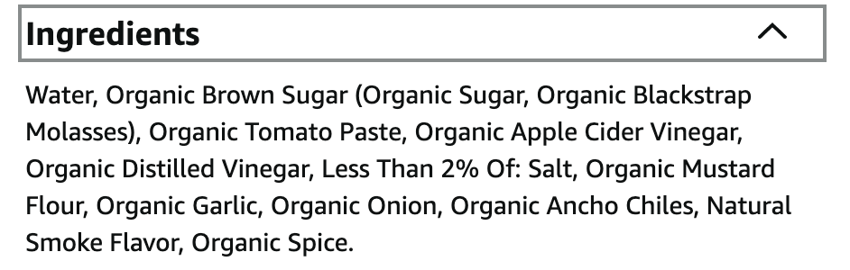 HAKS Organic Brown Sugar Roasted Garlic Bbq Sauce, 14.25 OZ - Expired 06/2025