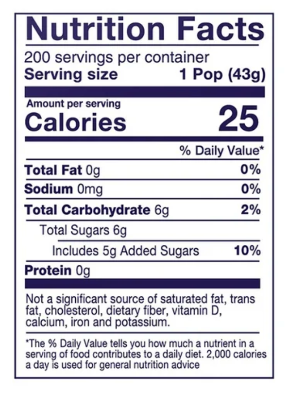 Fla-Vor-Ice Giant Pops, 1.5 oz., 200 pk.