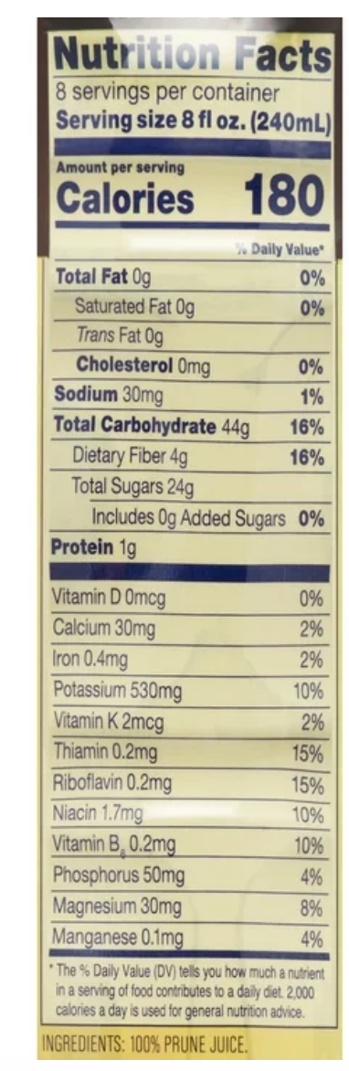 Sunsweet AmazIn 100% Juice, Prune, 64 fl oz, 1 Count