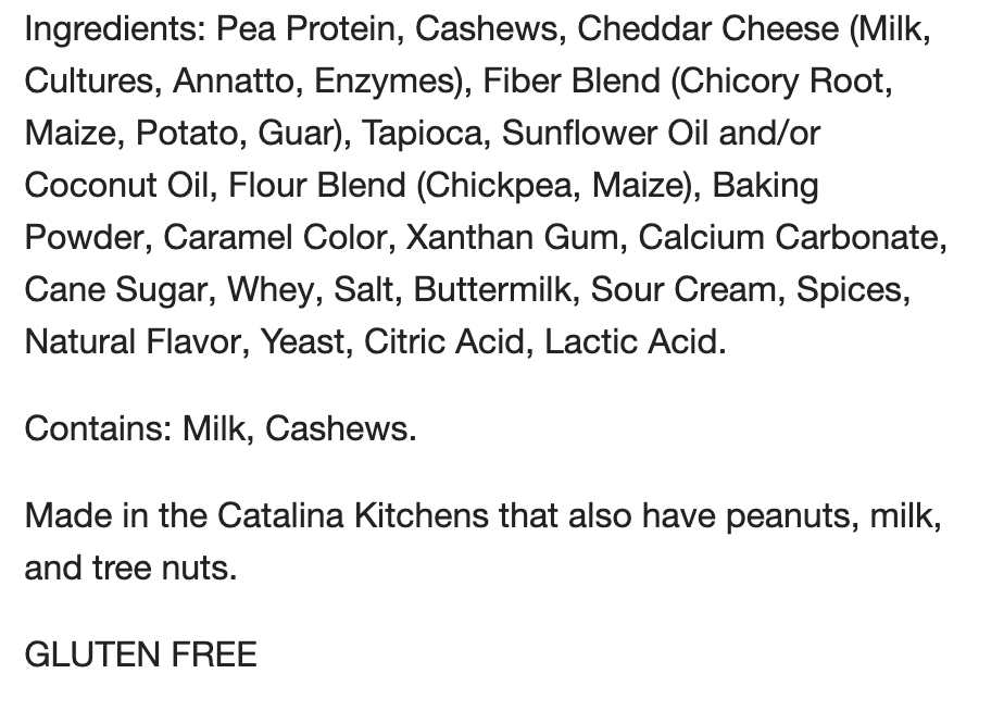 Keto Friendly Crunch Snack Mix - Cheddar - 1.85 oz (52 Grams)