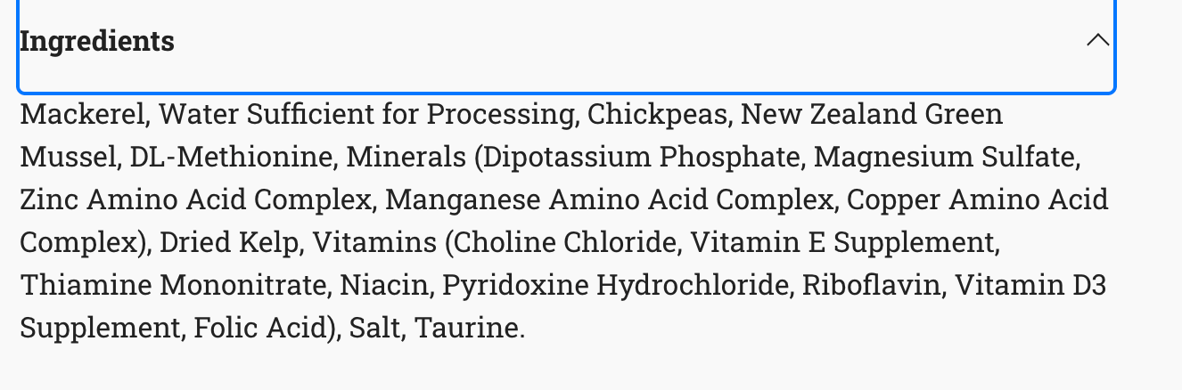 Ziwi Peak Mackerel Recipe Canned Cat Food