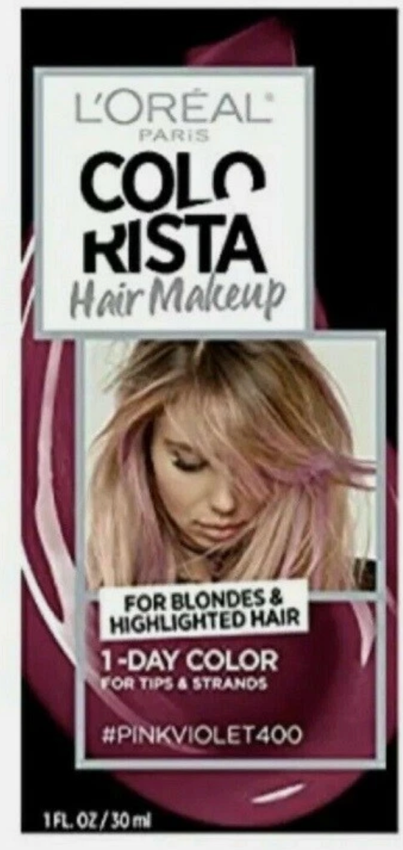 Loreal Paris Colorista Hair Makeup, #PinkViolet400