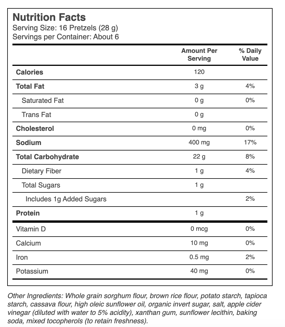 Quinn Snacks Classic Pretzel Twists Sea Salt -- 5.6 oz