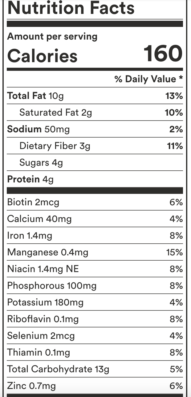 Blue Stripes Almond Butter Cacao Granola, 8 OZ