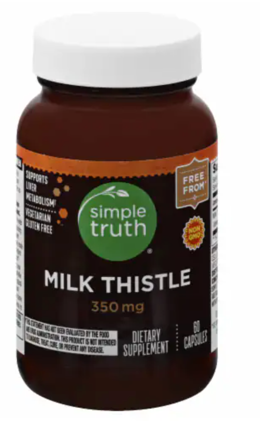 Simple Truth® Milk Thistle Capsules 350mg