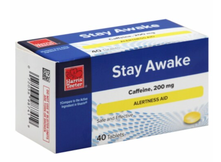 Harris Teeter® Stay Awake Alertness Aid Tablets