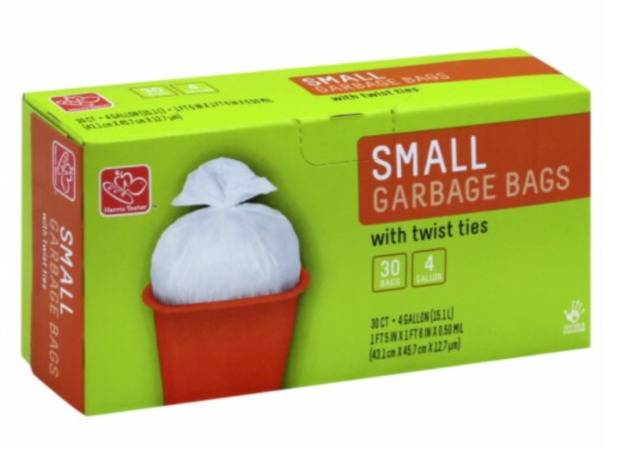 Harris Teeter™ Small 4 Gallon Garbage Bags