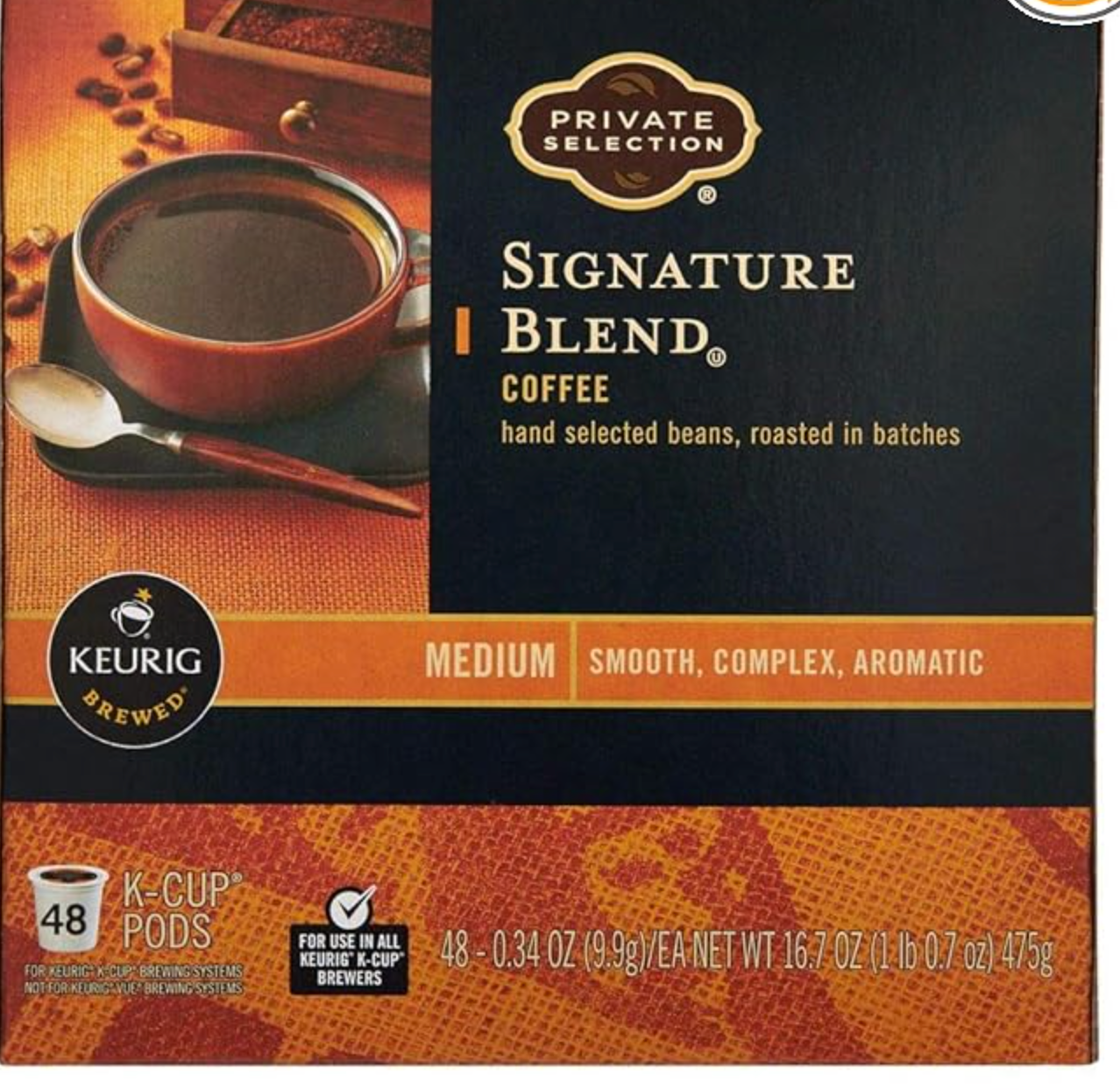 Private Selection Signature Blend Coffee K-Cups 48 Ct Pods