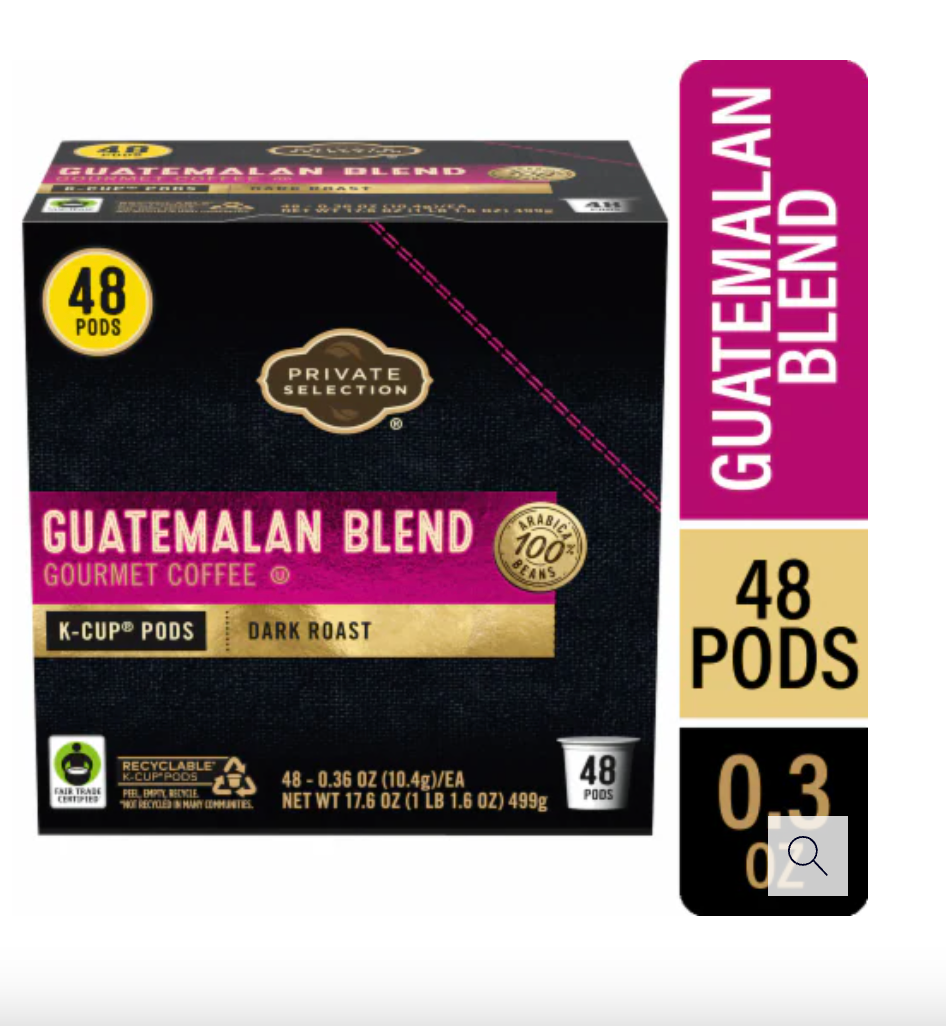 Private Selection® Guatemalan Blend Dark Roast Coffee Pods - 48 ct