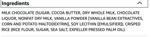 365 by Whole Foods Market, Puffed Rice Milk Chocolate Square 22 Count, 10.9 Ounce