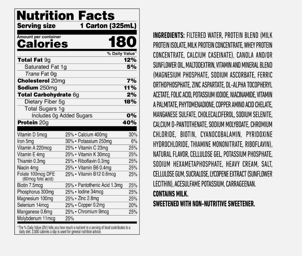 SlimFast Protein Shake Strawberry- 20g Protein Meal Replacement Shake - Expired August 13 2025