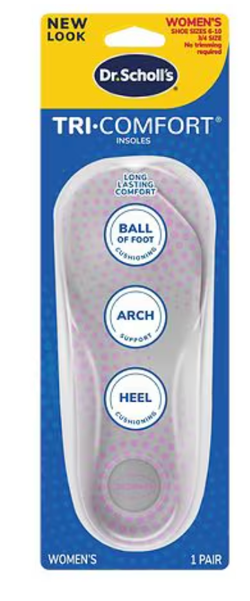Dr. Scholl's Tri-Comfort Insoles, Men 8-14, 1.0 pr