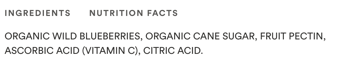 365 by Whole Foods Market, Organic Wild Blueberry Fruit Spread, 17 Ounce