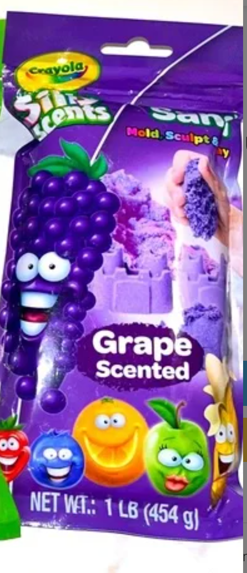 Crayola 1Lb Scent Sand In Polybag -Grape