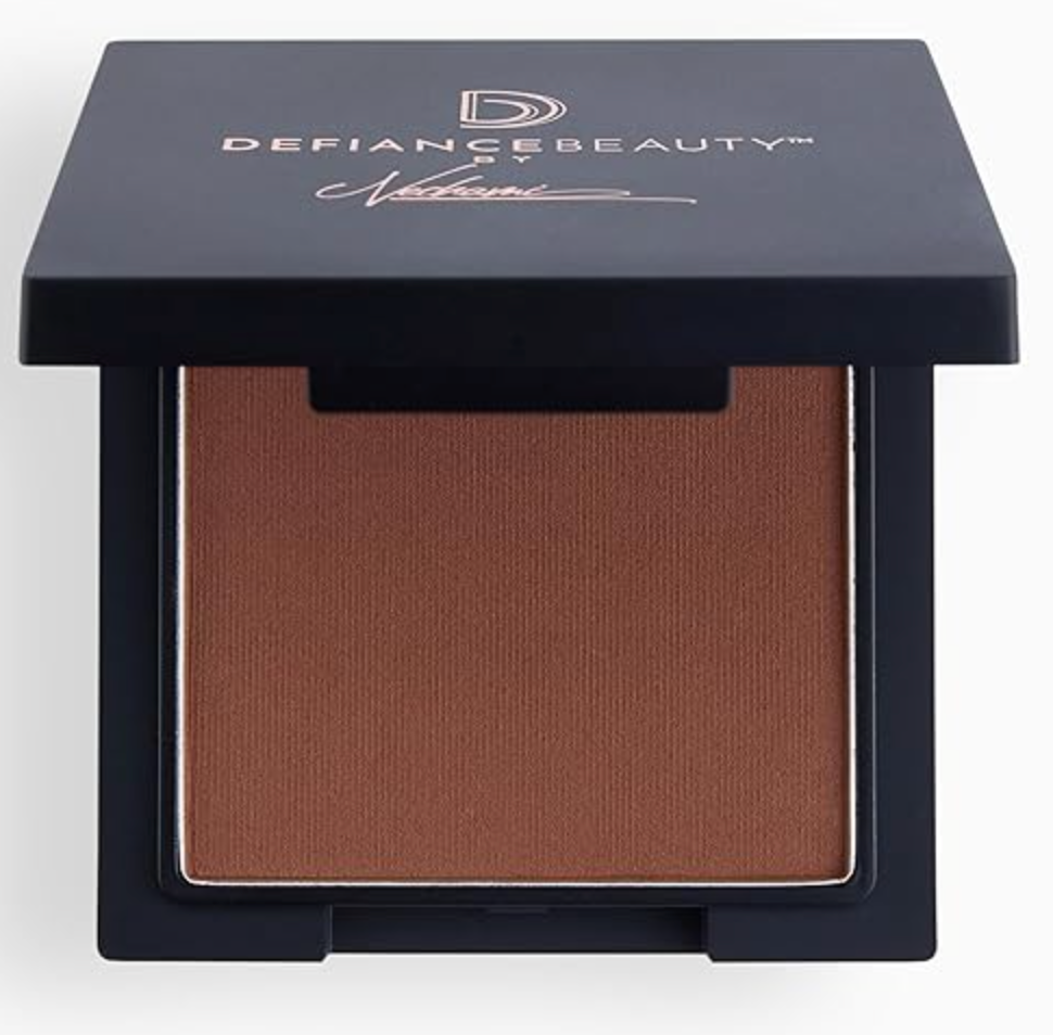 Immortal Envy Satin Sovereign Bronzer – Velvety-Matte, Rich Chocolate, Buildable, Long-Lasting, Vegan & Cruelty-Free, Infused with Collagen Peptides & Hyaluronic Acid for Radiant Skin