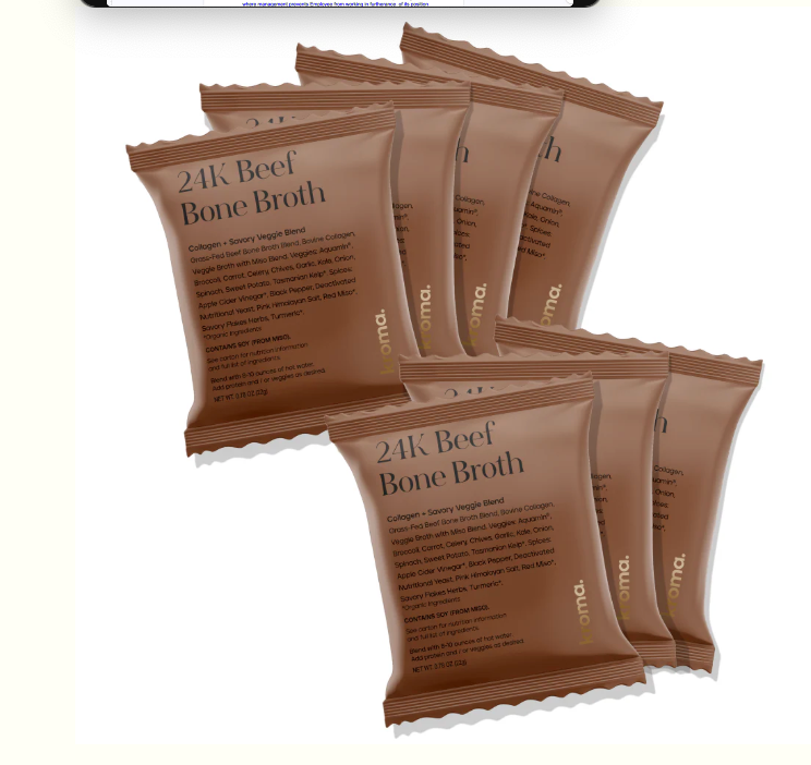 24K Beef Bone Broth Individuals - 7 satchets