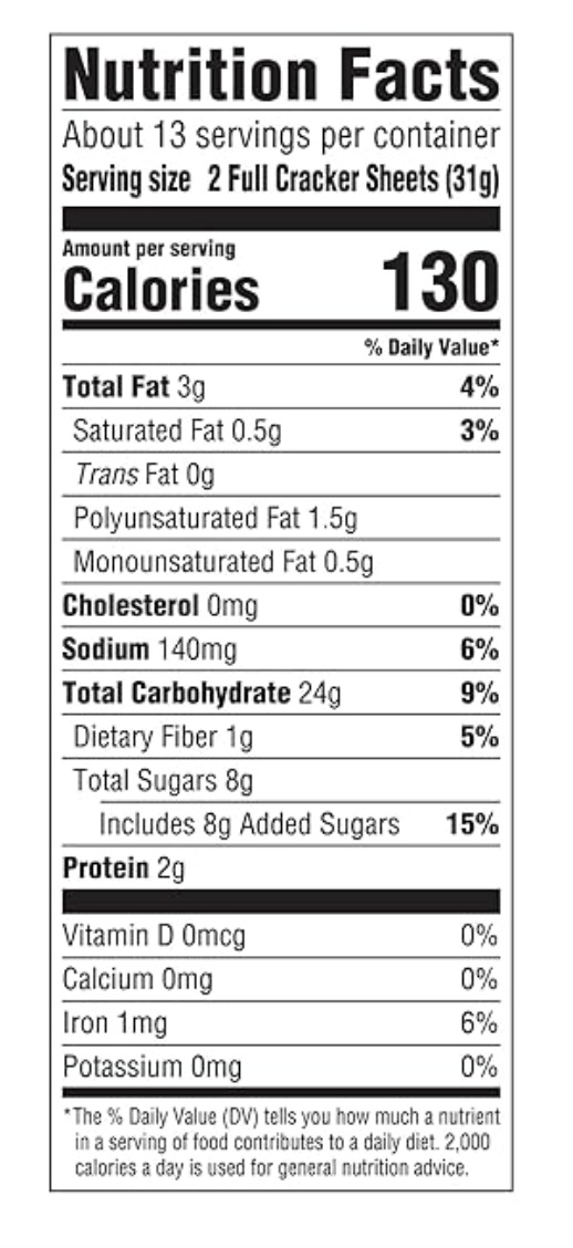 Amazon Saver, Graham Crackers, 14.4 Oz - expired May 25 2026