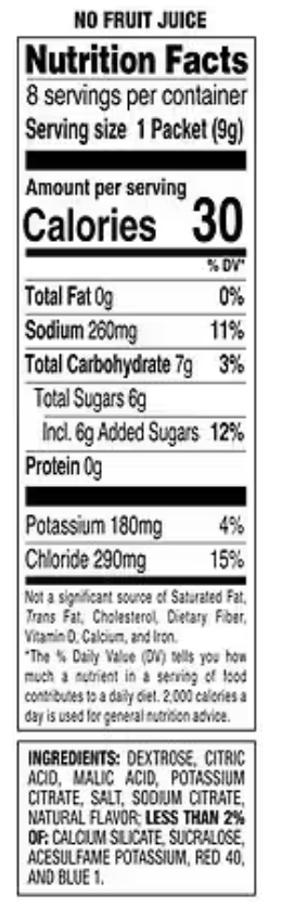 Pedialyte Fast Hydration Electrolyte Powder Strawberry, 0.3 oz, 4 pack