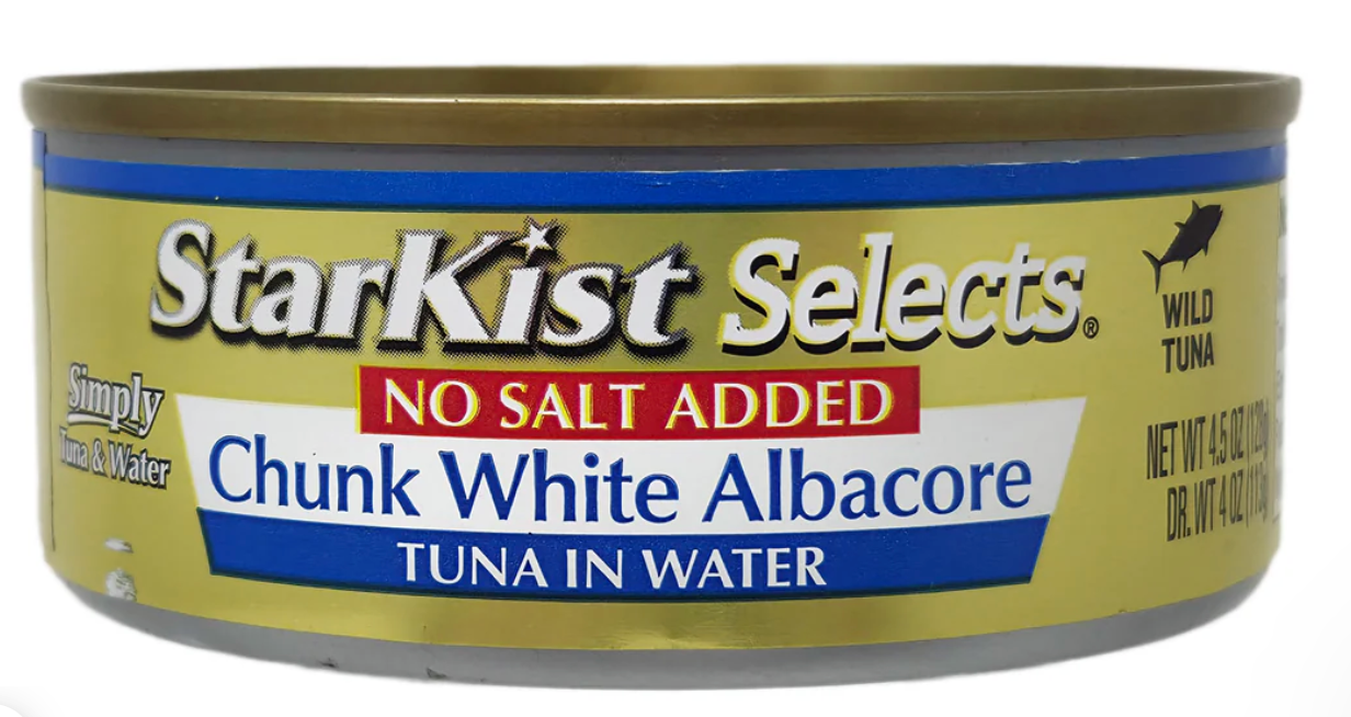 StarKist Selects No Salt Added Chunk White Albacore Tuna - 4.5oz.