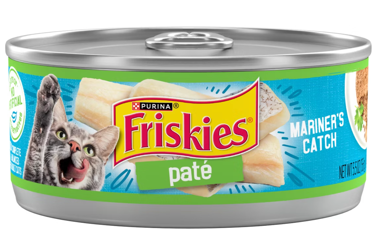 Purina Friskies Paté Fish Flavor Wet Cat Food Mariner's Catch - 5.5oz