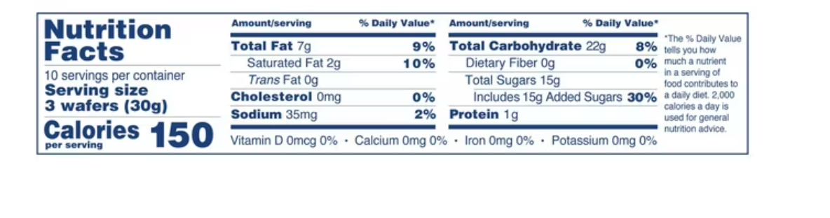 Voortman 10.6 oz Vanilla Wafer