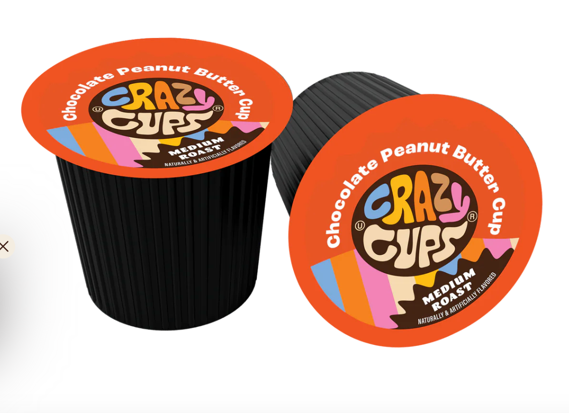 Chocolate Peanut Butter Cup Flavored Coffee Pods - expires 12/29/2027