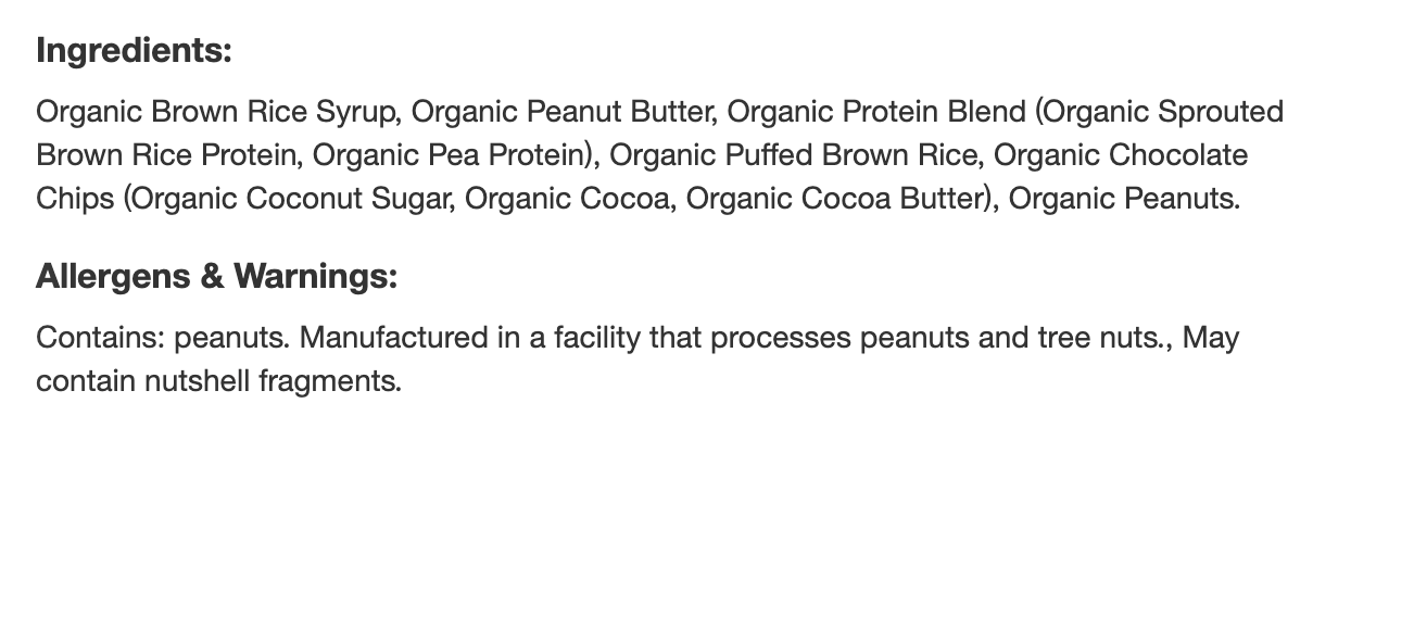 GoMacro Peanut Butter Chocolate Chip MacroBar - 1ct/ 2.4oz - expires Oct 09 2026