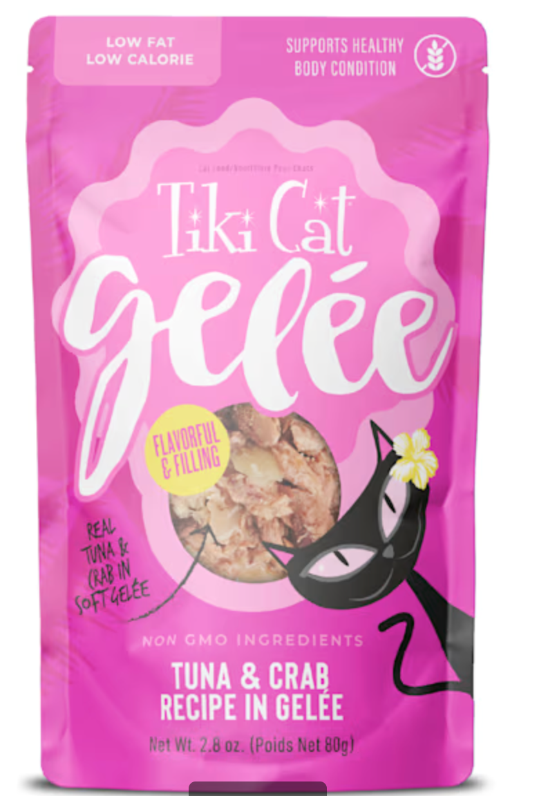 Tiki Cat Gelee Tuna & Crab Wet Cat Food, 2.8 oz