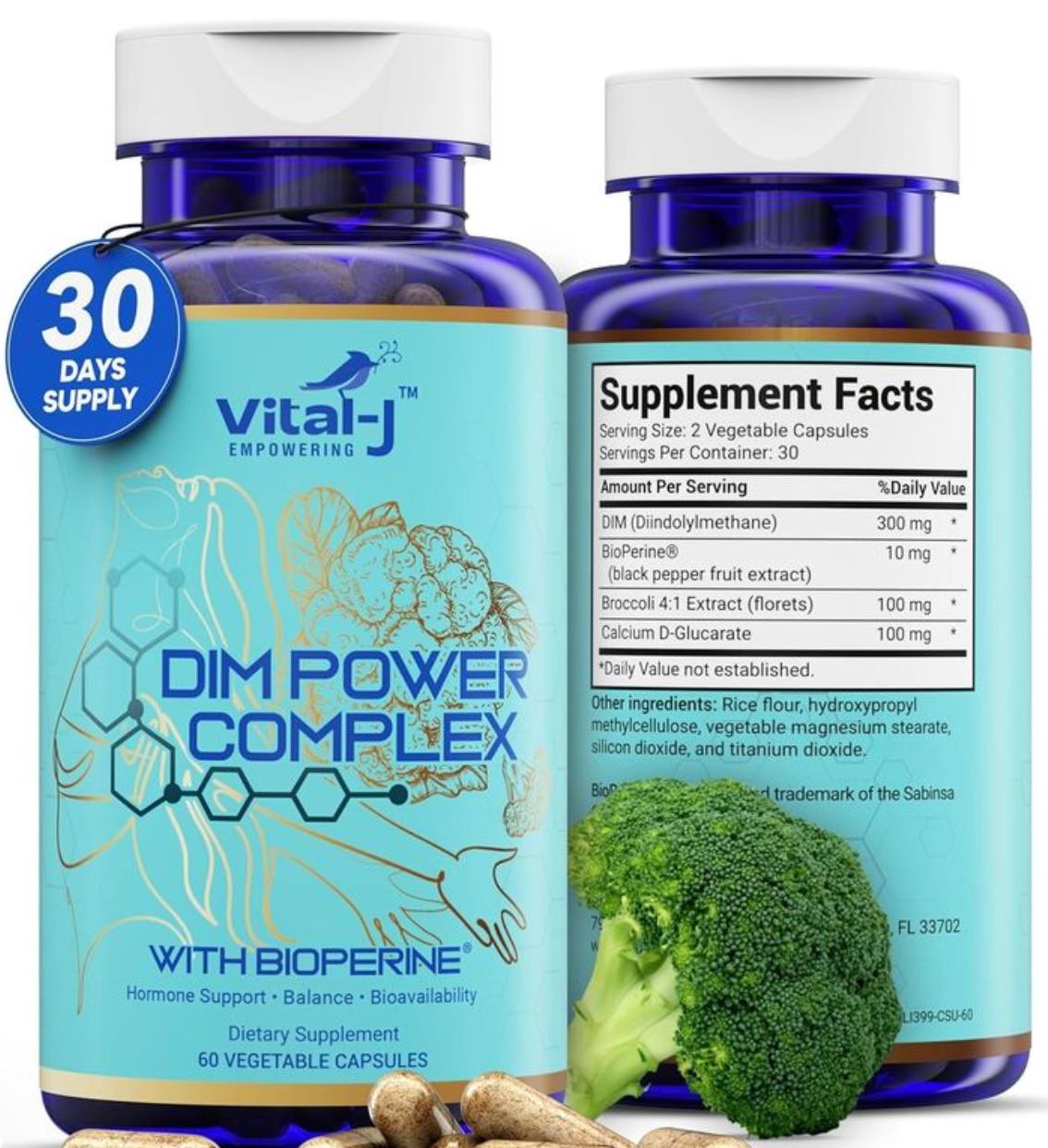 DIM Power Complex - 60 Capsules - Advanced Hormone Balance and Harmony DIM