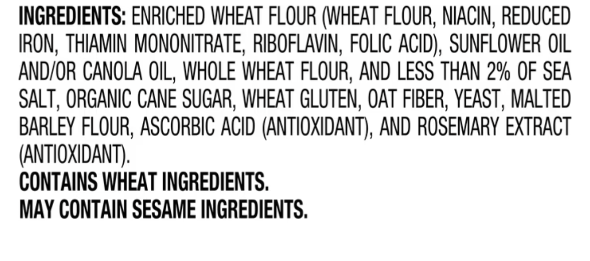 Stacy's No Artificial Colors or Flavors Sea Salt Pita Chips Bag, 1.5 oz - expired May 19 2026