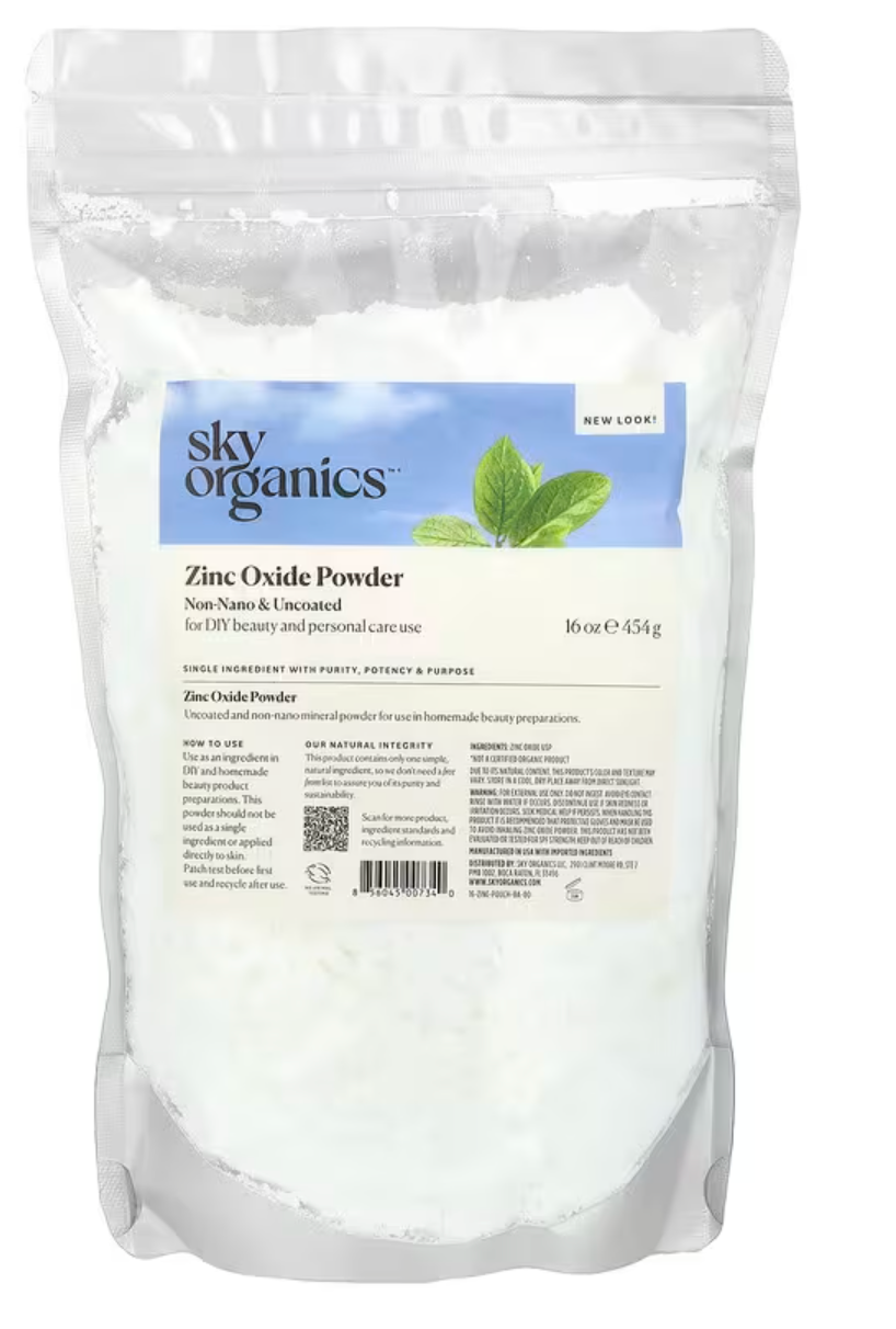 Sky Organics, Zinc Oxide Powder, 16 oz (454 g)