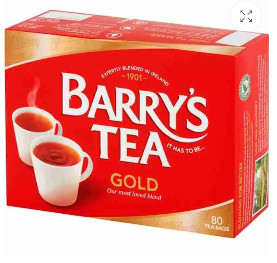 Barry’s Gold Blend Tea – 80 bags expired 02/12/2026
