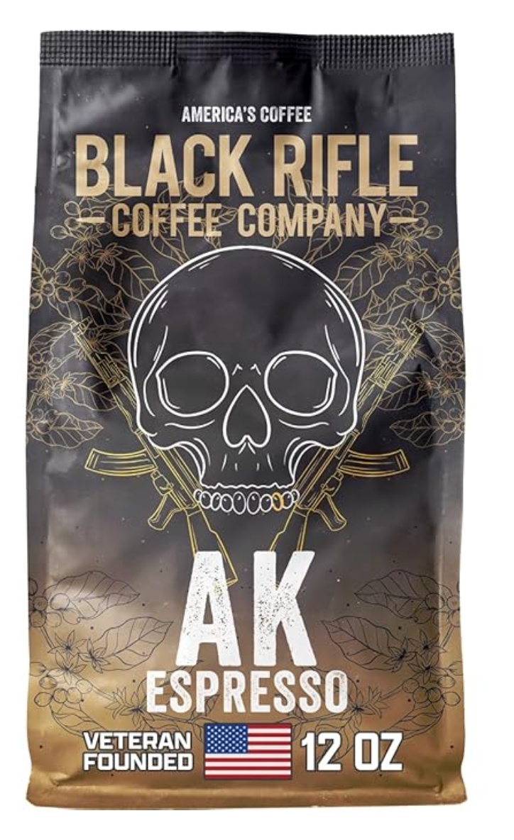 Black Rifle Coffee Medium Roast Ground Coffee AK Espresso 12 oz - expires Sep 09 2026