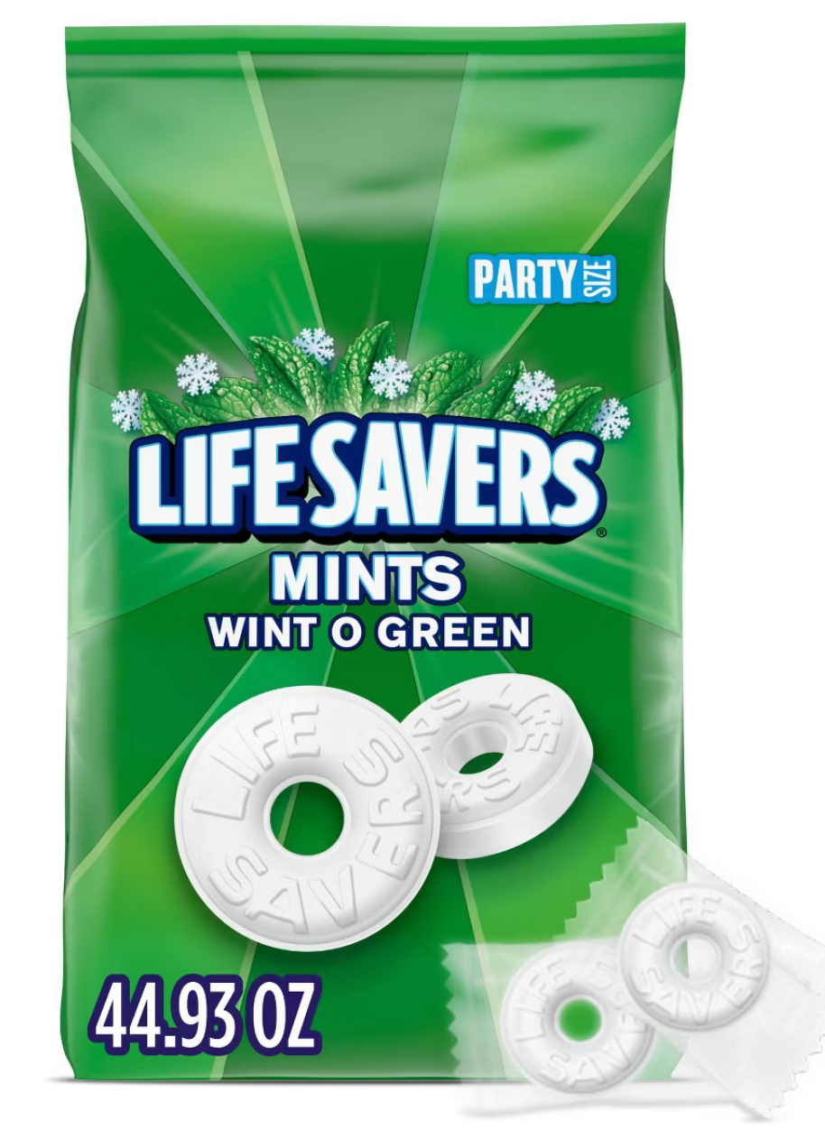 Life Savers Wint-O-Green Mints Hard Candy Breath Mints - 44.93oz