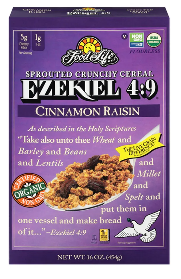 Food for Life Sprouted Crunchy Cinnamon Raisin Cereal