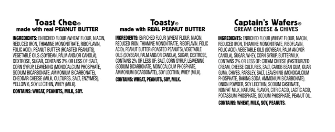 Lance Sandwich Crackers, Variety Pack, 3 Flavors, 10 Individually Wrapped Packs, 6 Sandwiches Each - expired June 27 2026
