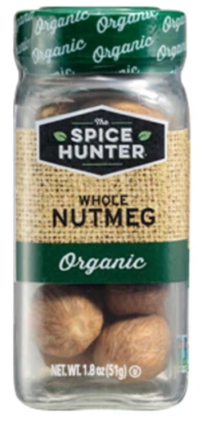 Nutmeg, Organic, Whole