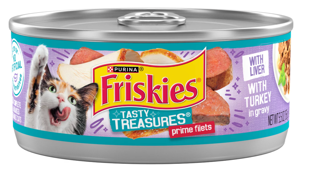 Purina Friskies Turkey, Wet Cat Food, 5.5 oz Can