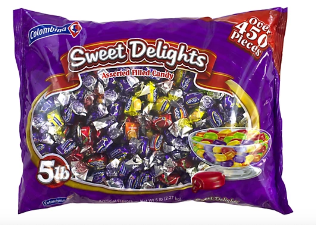 Colombina Fancy Filled Candy Jar Assortment, 5 lb. - expires 04/2027