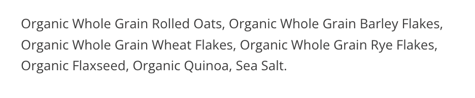 better oats organic quick cooking multigrain bare hot cereal with flax seeds, 8 pouches - expires Dec 2026