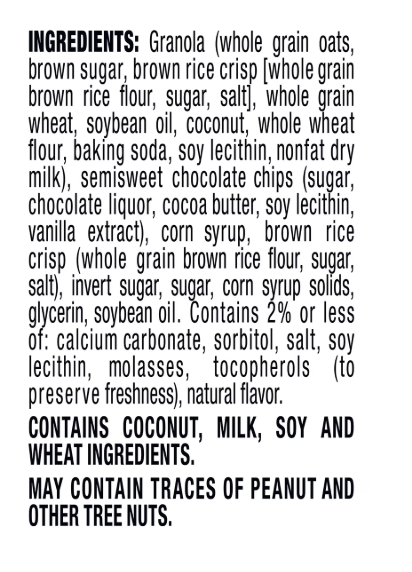 Quaker Chewy Chocolate Chip Granola Bars, 8 Count, 0.84 oz
