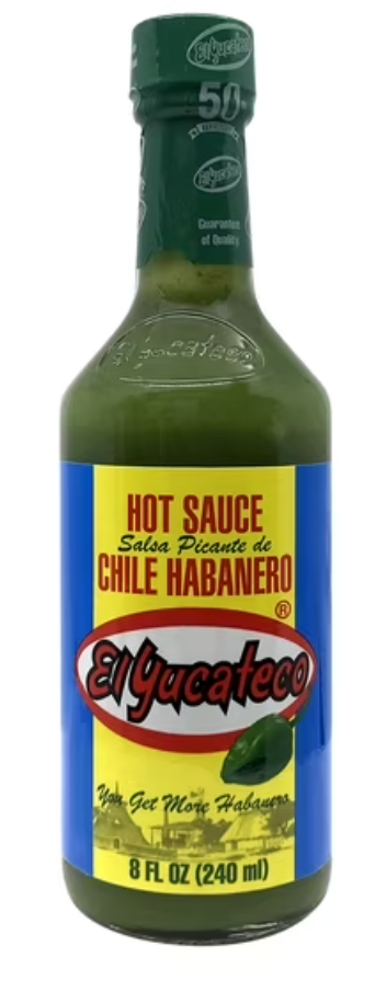 El Yucateco Chile Habanero Hot Sauce, 8.0 FL OZ