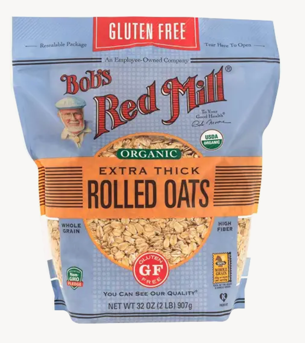 Bob's Red Mill Organic Gluten Free Extra Thick Rolled Oats, 32oz