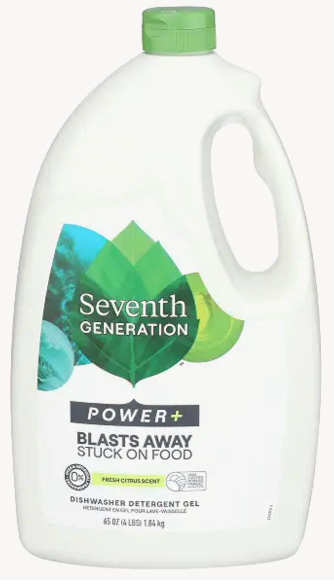 Seventh Generation Ultra Power Plus Auto Dish Gel, Fresh Citrus Scent, 65 Ounce